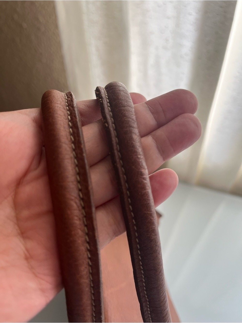 MULBERRY OAK BROWN PEBBLED LEATHER BAYSWATER - Picture 3 of 16